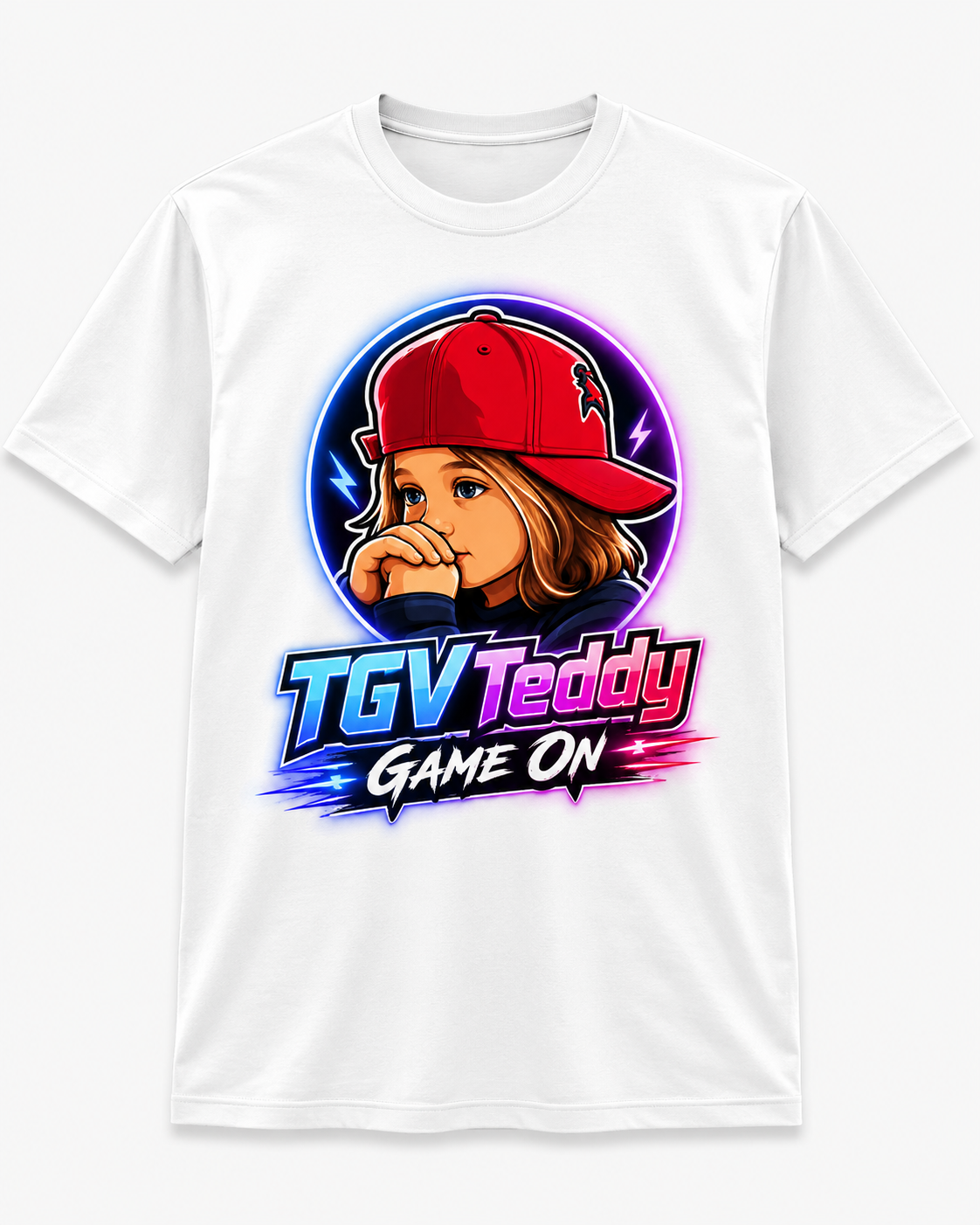 TGVTeddy Game On T-shirt Logo style