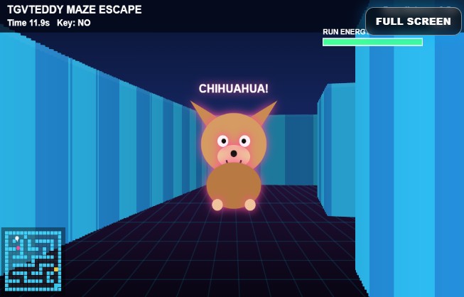 TGVTEDDY Maze Escape Free Game the Chihuahua Chase