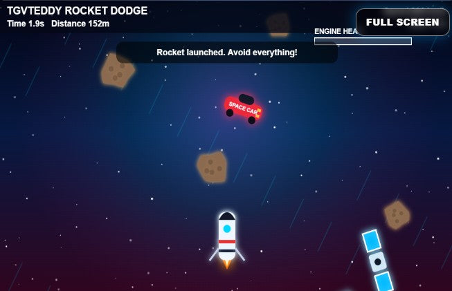 TGVTEDDY Rocket Dodge Challenge Free Game